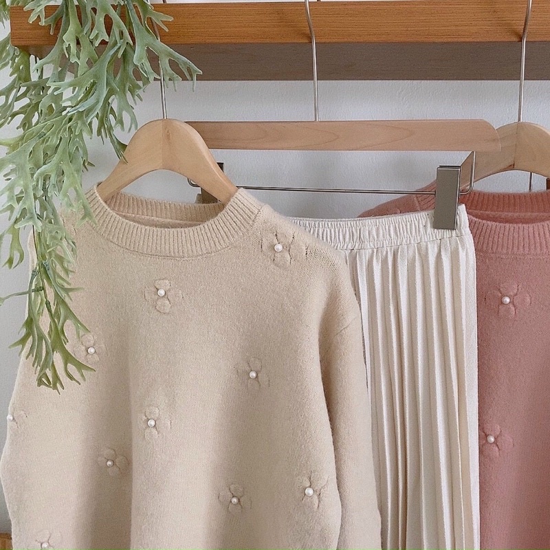 Áo len hoa nhuỵ ngọc