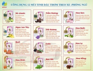Tinh dầu thơm treo xe
