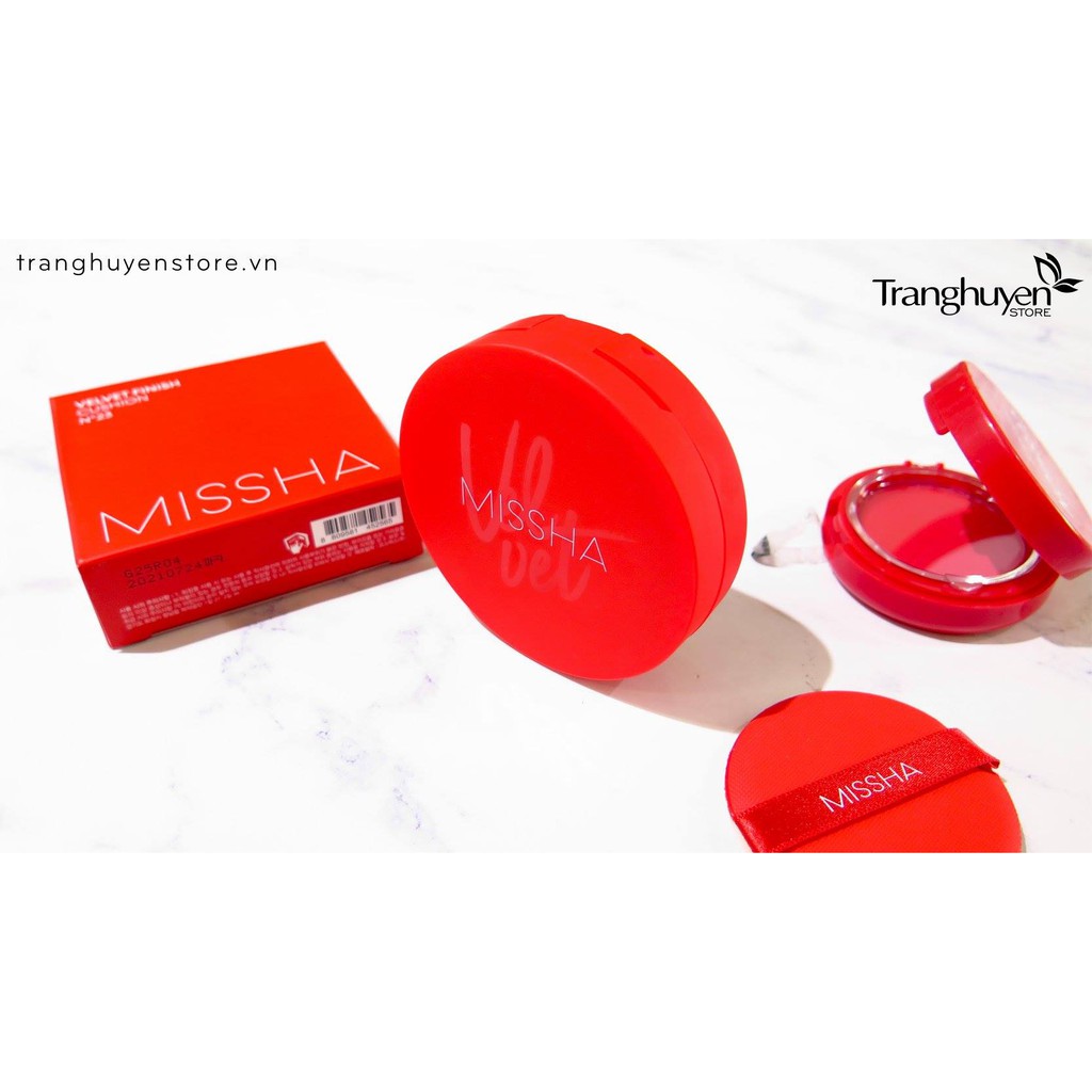 Phấn Cushion Missha Velvet Finish SPF50+ PA+++