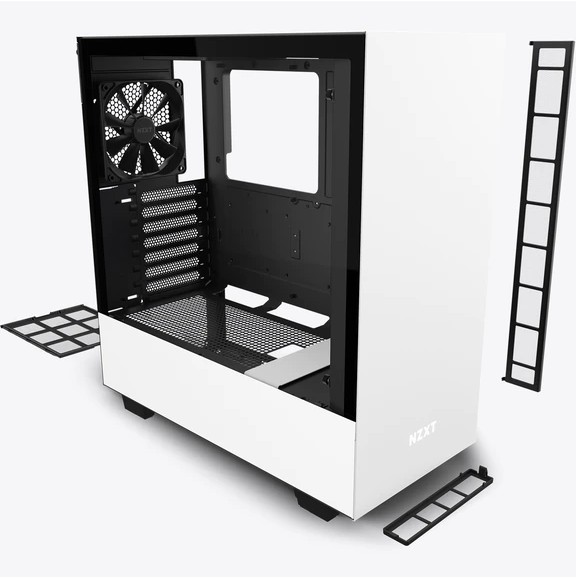 Vỏ Case Máy Tính NZXT H510 Màu Trắng Sần