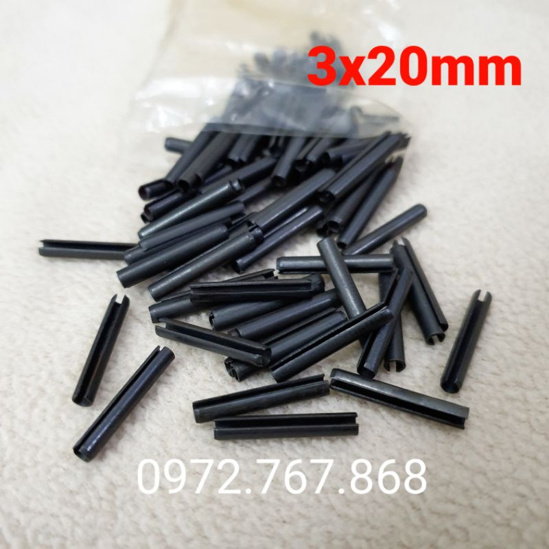 Chốt ống xẻ rãnh 3x20mm
