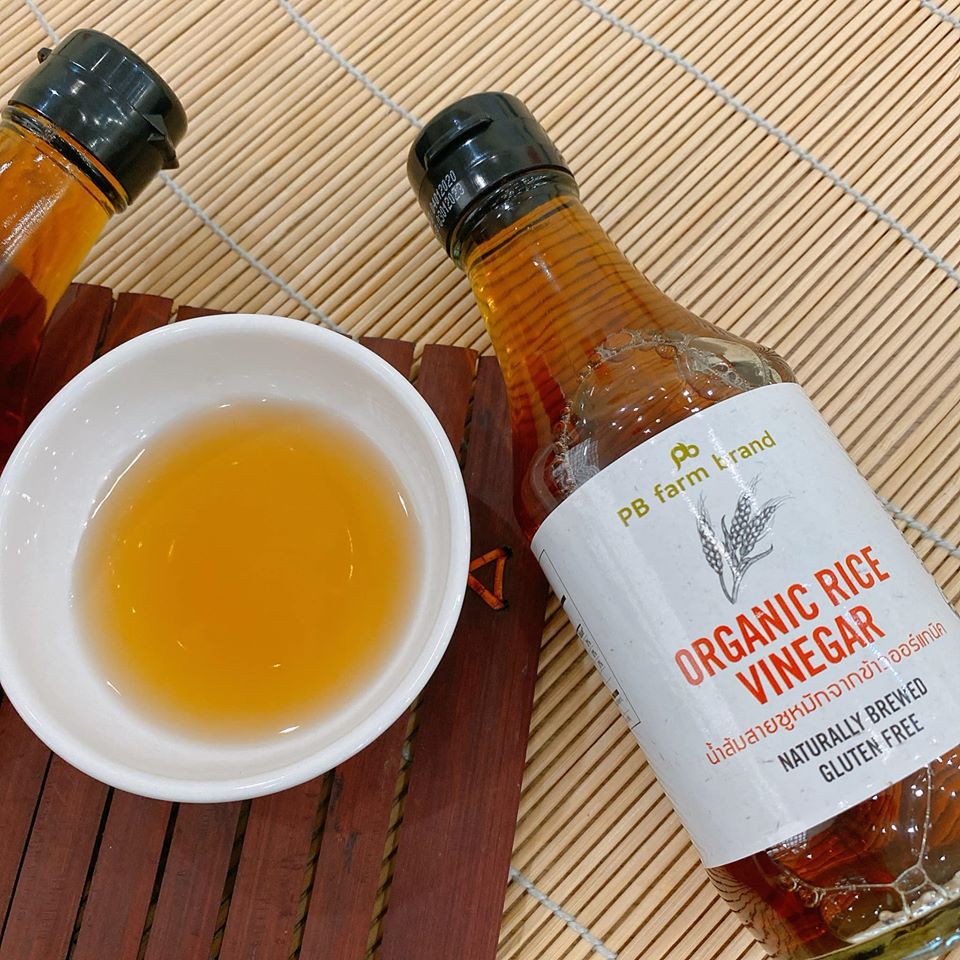 Dấm gạo hữu cơ PBfarm (200ml)