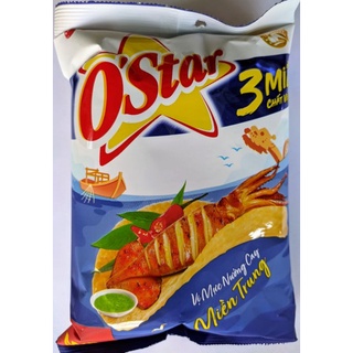 Bánh snack khoai tây Ostar 3 miền mới vị mực nướng cay miền Trung