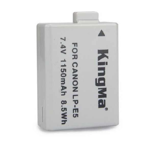 Bộ 1 pin 1 sạc Kingma cho Canon LP-E5 + Hộp đựng Pin, Thẻ nhớ