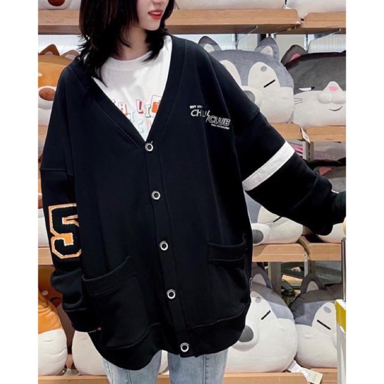 [NEW] Áo Khoác Cardigan CHILICLUP Unisex Nam Nữ 2 Mầu Form Rộng Chất Dầy Dặn( Hàng Sẵn)