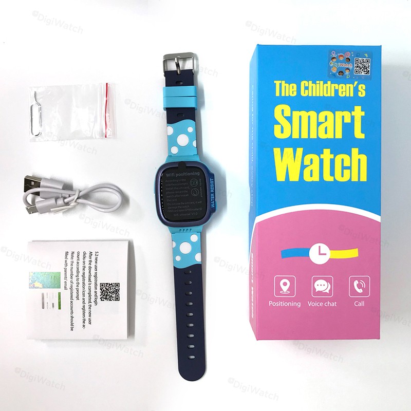 Đồng hồ thông minh định vị trẻ em Y92 - đồng hồ điện thoại, lắp sim nghe gọi, chống nước, bảo vệ trẻ nhỏ, BH 12 tháng