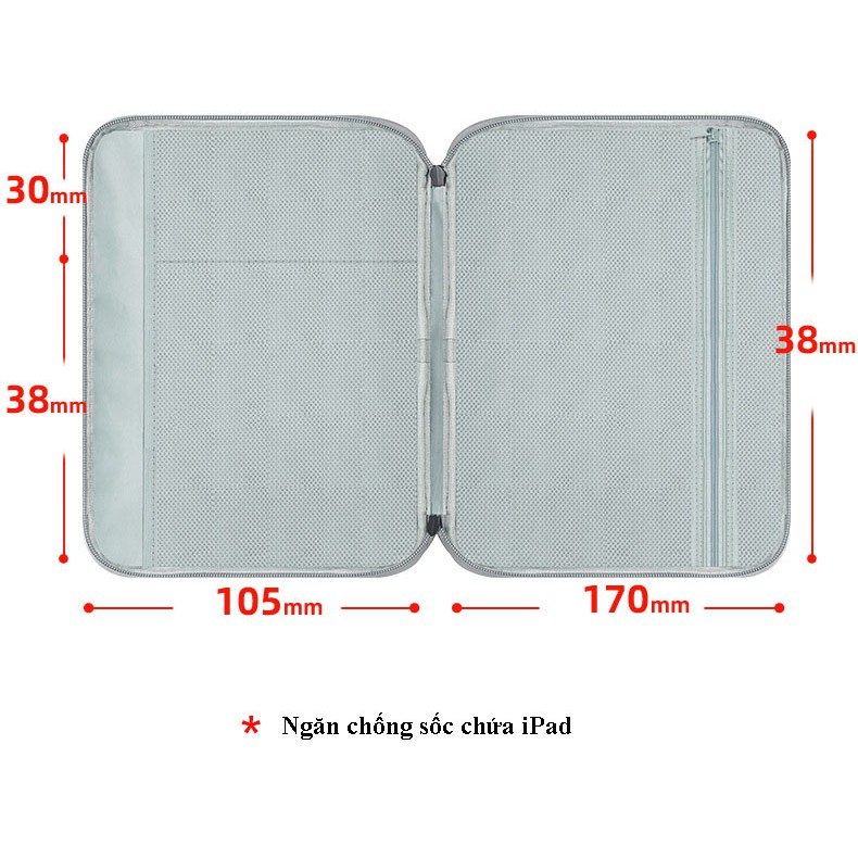 [xả kho]Túi chống sốc, chống nước iPad, điện thoại, sạc cáp, tai nghe 2019 (HOT NHẤT)