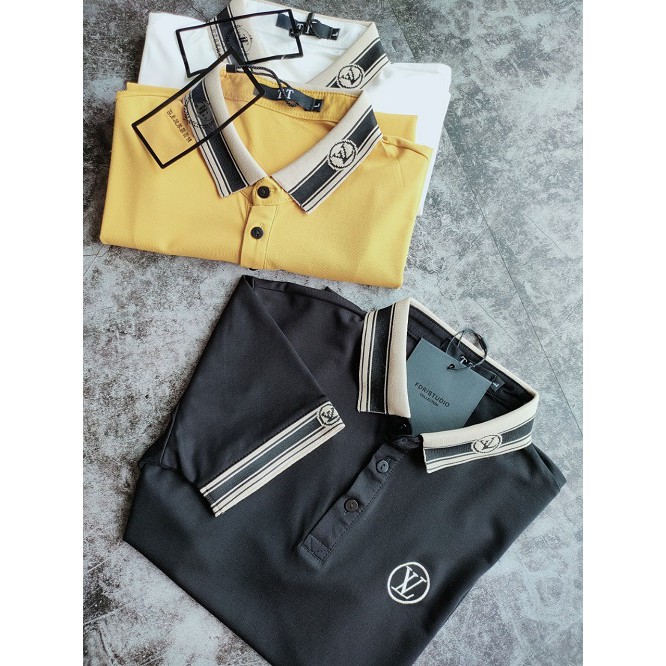 Áo thun POLO nam cổ bẻ VinG  Cổ dệt bo thêu logo lv sang trọng, chất liệu cotton lạnh co giãn,thoáng mát thấm hút mồ hôi | BigBuy360 - bigbuy360.vn