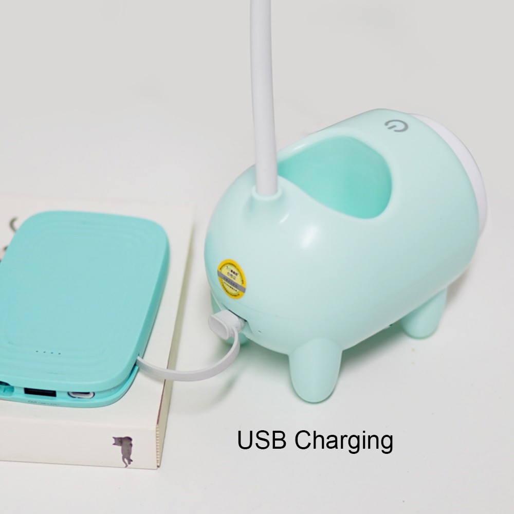 Đèn học để bàn chống cận đèn led sạc tích điện tiện lợi đọc sách KM36011.36018