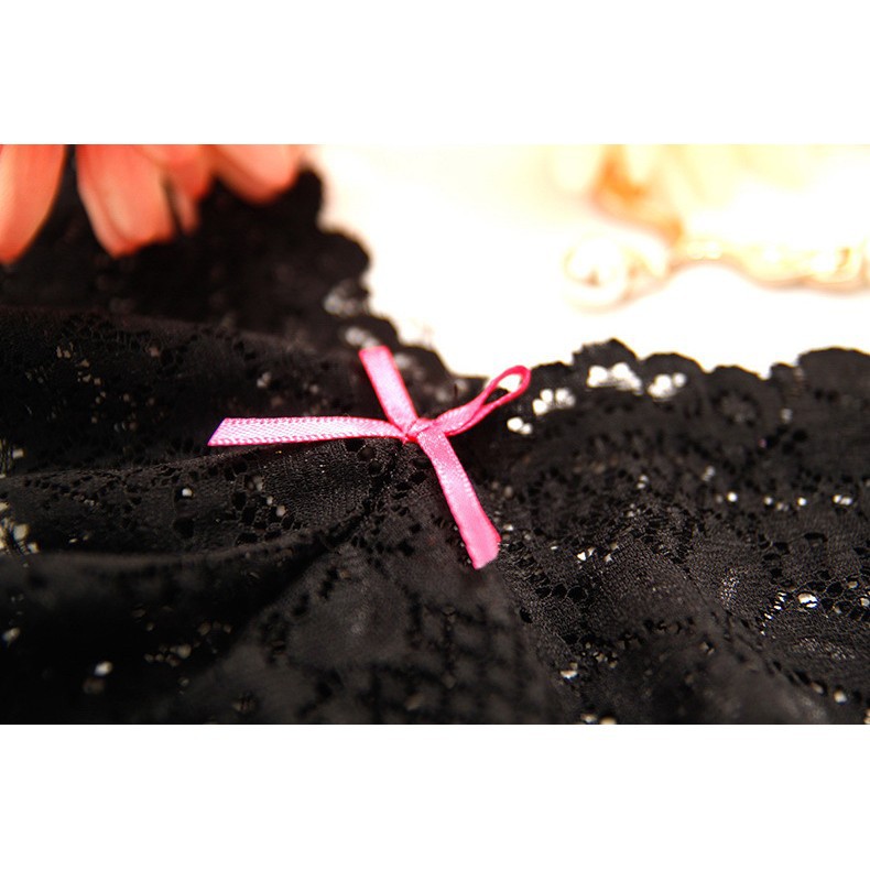 Quần lót lọt khe phối ren xuyên thấu quyến rũ 2106