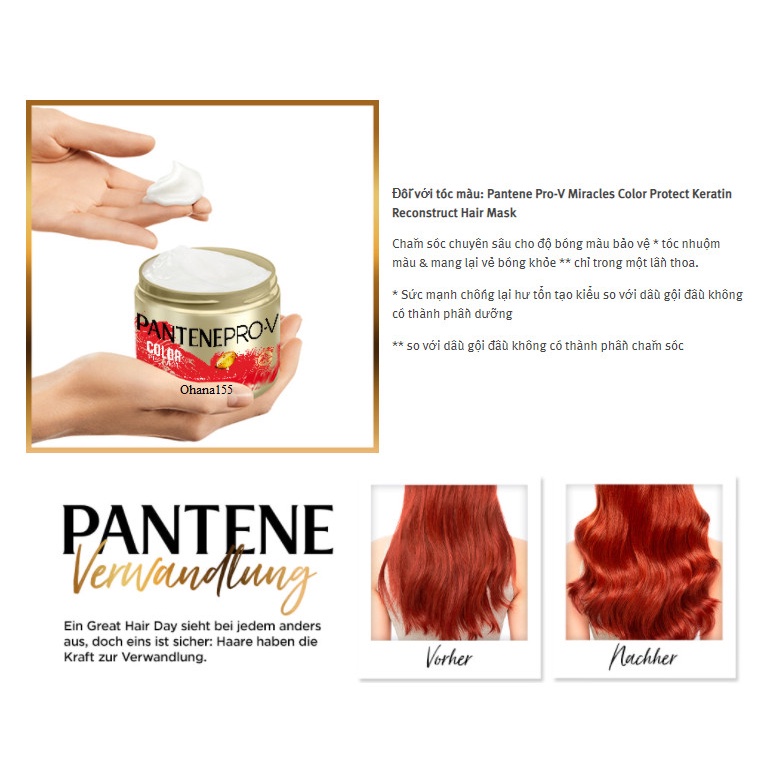 Ủ tóc Pantene Pro-V Đức 300ML