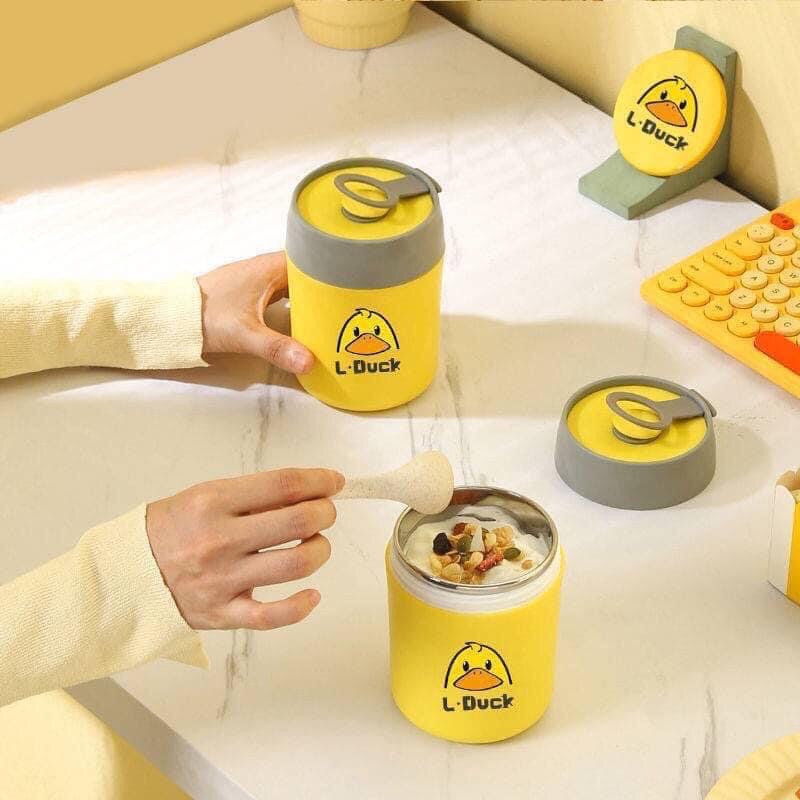 BÌNH Ủ CHÁO VỊT VÀNG ( loại 450ml - giữ nóng 6-8h)