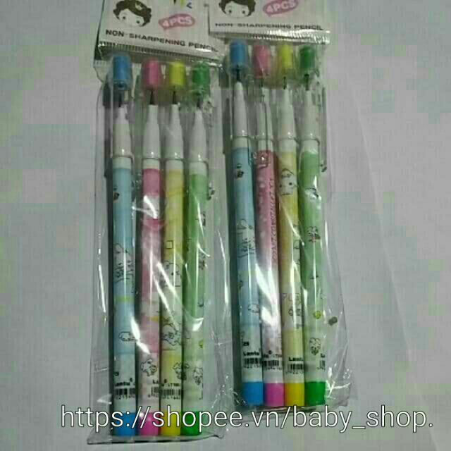 Vỉ 4 Bút Chì Khúc Sắc Màu