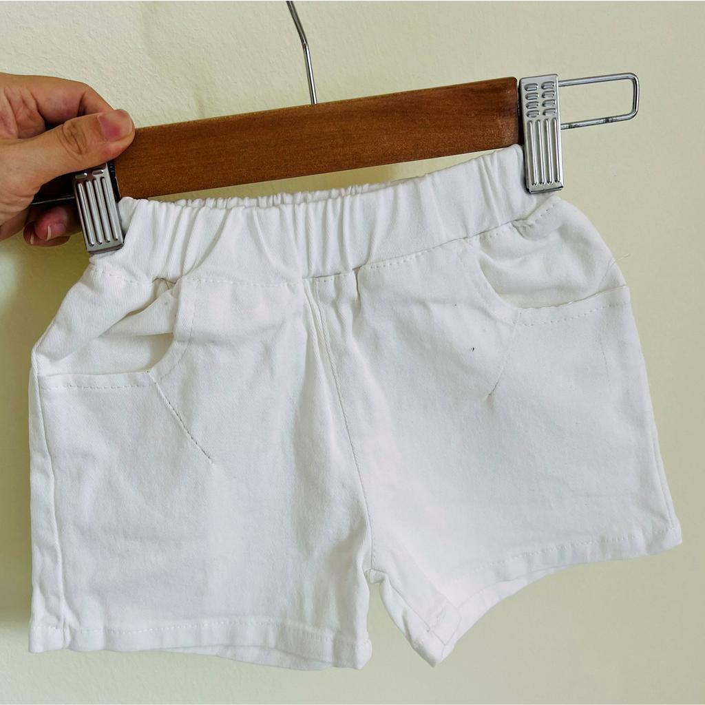 Quần short bé trai, bé gái, quần đùi unisex 4 túi vải kaki đẹp