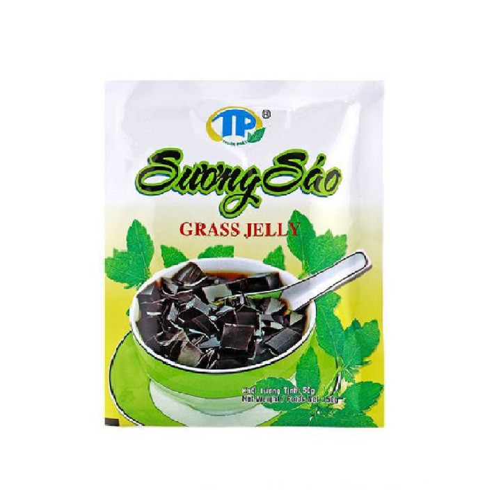 [5 gói] Bột sương sáo đen Grass Jelly Thuận Phát - gói 50g