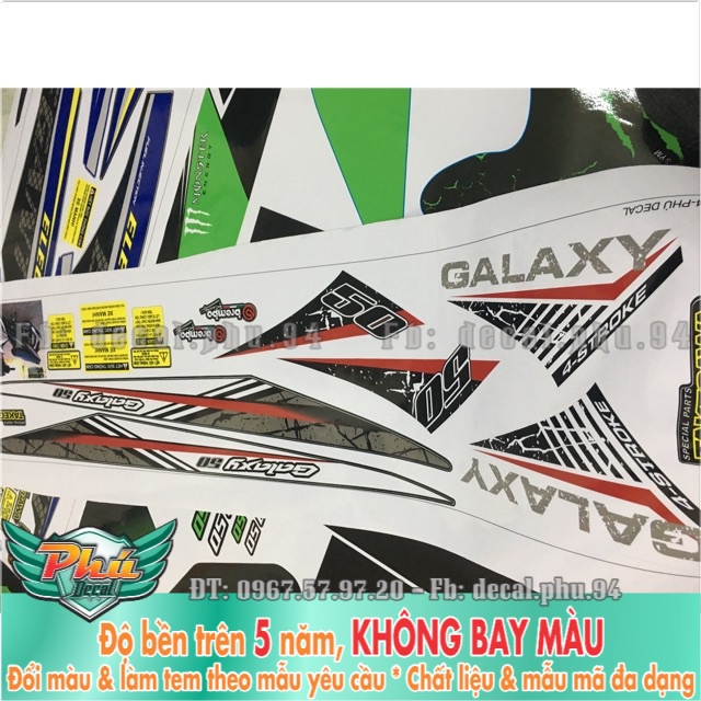 Tem rời cover Galaxy 50cc đời 2019 -1
