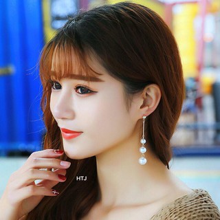 Bông tai 3 hạt trai xinh xắn