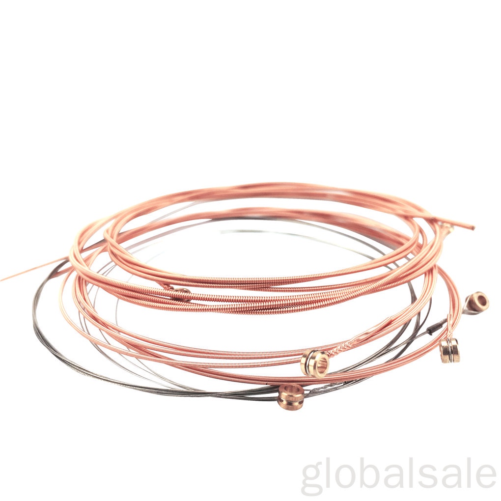 Bộ 6 dây đàn guitar Elixir 16027 11-52 bằng thép siêu nhẹ chống rỉ