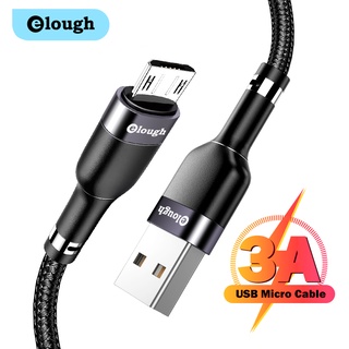 Cáp dữ liệu sạc nhanh Elough Micro USB cho điện thoại thông minh Android 1m thumbnail