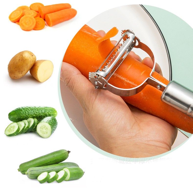 Set 3 Dụng Cụ Gọt Rau Củ Inox Tiện Dụng – Dumi Shop