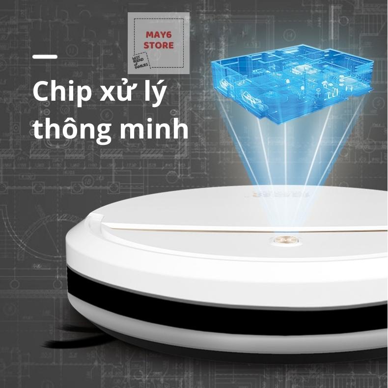 Robot hút bụi lau nhà thông minh, máy hút bụi không dây RS320 PRO MAY6