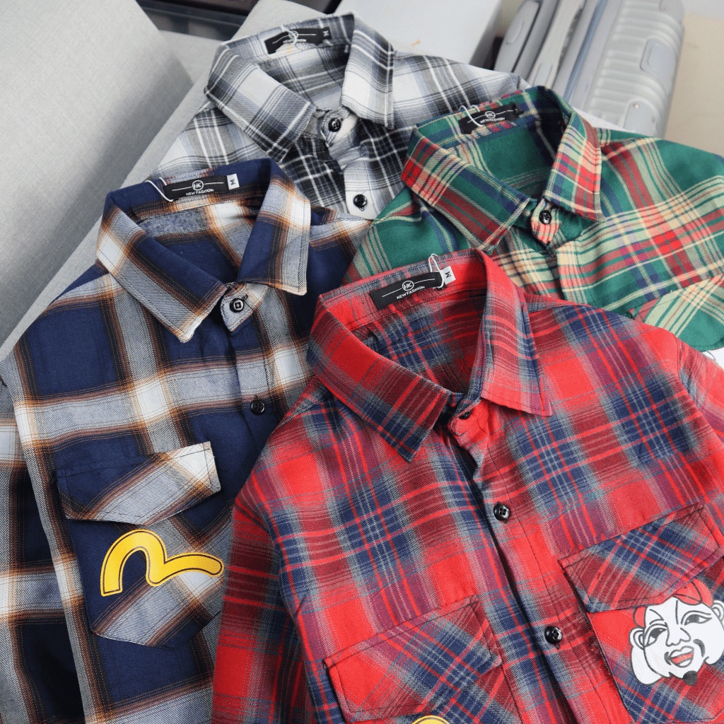 (HCM) ÁO SƠ MI NAM DÀI TAY CARO THỜI TRANG NAM ĐẲNG CẤP - LUXURY NAM , THỜI TRANG HÀN QUỐC BOY PHỐ KM FASHION