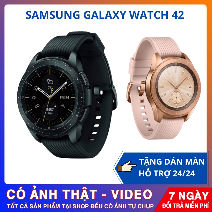 Đồng hồ thông minh Samsung Galaxy Watch 42mm - Tặng dán màn hình