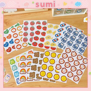 Nhãn dán niêm phong sticker Sumi dán sổ sách, đồ dùng học tập, trang trí bàn học