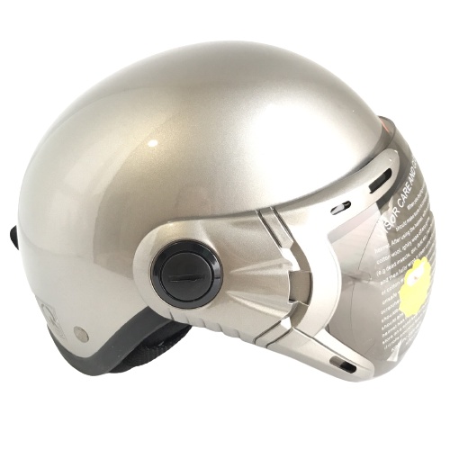 Mũ bảo hiểm 1/2 đầu kính trà chống lóa cao cấp - GRS A33K - Xám bóng - Vòng đầu 56-58cm - Bảo hành 12 tháng