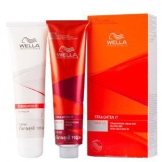 Bộ thuốc duỗi tóc Wella Straighten It 100mlx2