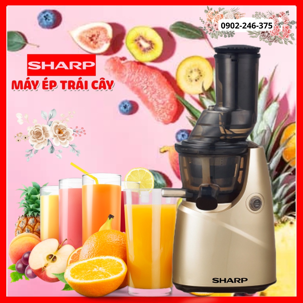 Máy ép chậm Máy ép trái cây Sharp KS689 Xuất xứ Thái Lan Công Suất mạnh 250W Công nghệ ép lạnh giữ nguyên dưỡng chất