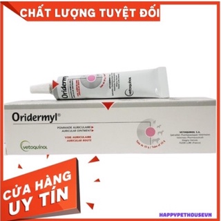 Gel Oridermyl 10gr chuyên về rận tai nấm tai cho thú cưng chó mèo