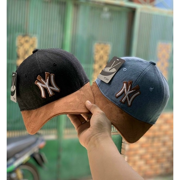 NÓN KẾT JEANS DA LỘN PHỐI KAFU THÊU CHỮ CỰC HOT BÓNG CHÀY UNISEX (Siêu rẻ 1996)