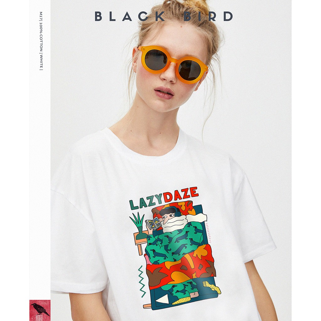 [BLACKBIRD T-SHIRT] ÁO PHÔNG NAM NỮ M17 | LAZYDAZE | BigBuy360 - bigbuy360.vn