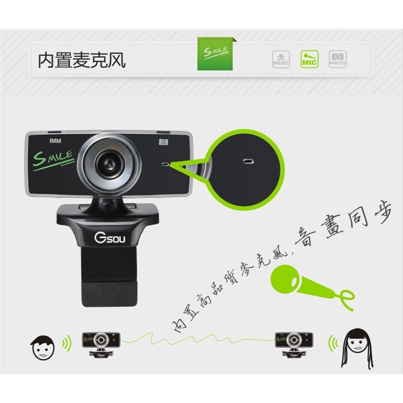 Camera Máy Tính Để Bàn Kèm Mic | BigBuy360 - bigbuy360.vn