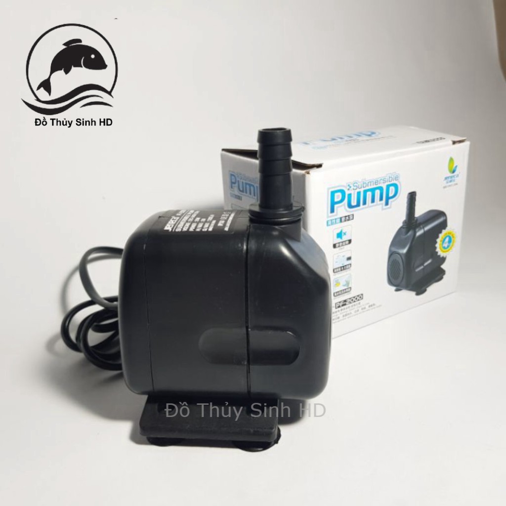 Bơm nước bể cá Jeneca PF-2000 1300 Lít/H 26w máy bơm nước chìm mini cho bể cá cảnh hồ cá cảnh