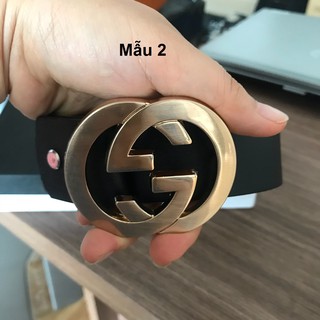 (NGHỈ BÁN) Thắt lưng (Dây nịt) GG nam da mềm cao cấp mặt trơn