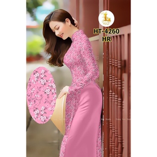 Vải áo dài hoa nhí