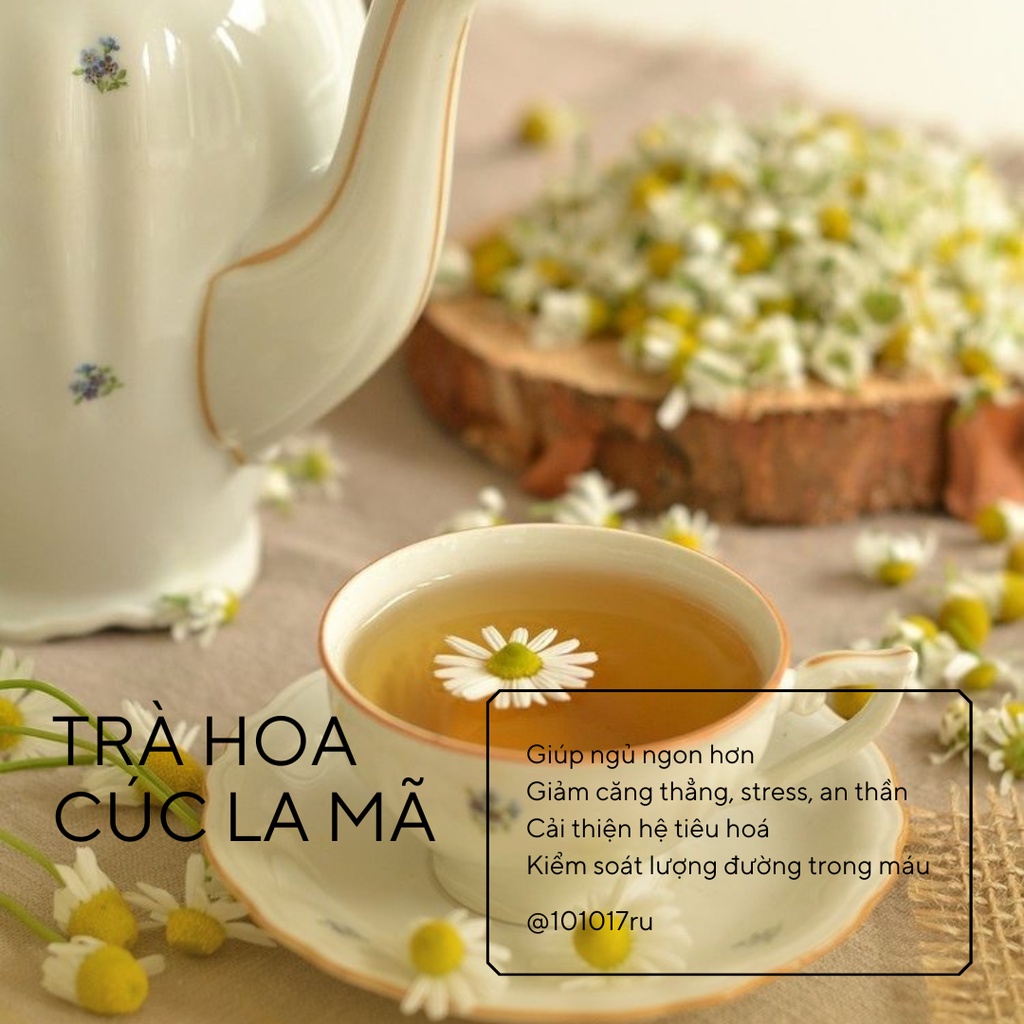 Trà hoa cúc GREENFIELD Camomile Meadow & Rich Camomile - trà thảo mộc giúp an thần, dễ ngủ, giảm căng thẳng stress