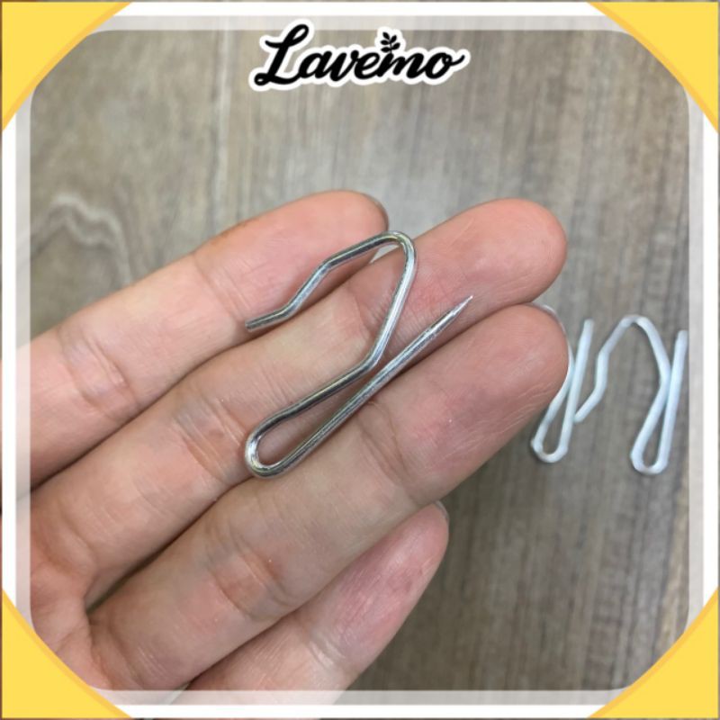 10 Móc Sắt Chữ S LAVEMO Treo Đồ Treo Rèm Bền Chắc Chắn Cho Rèm Vải May Ly Hay May Định Hình MS01