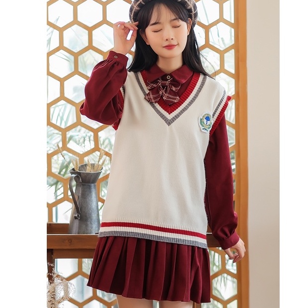 Gile Len Nữ Hàn Ulzzang, Áo Len Gile Nữ Màu Sắc Vintage Form Rộng FreeSize Siêu Xinh | BigBuy360 - bigbuy360.vn