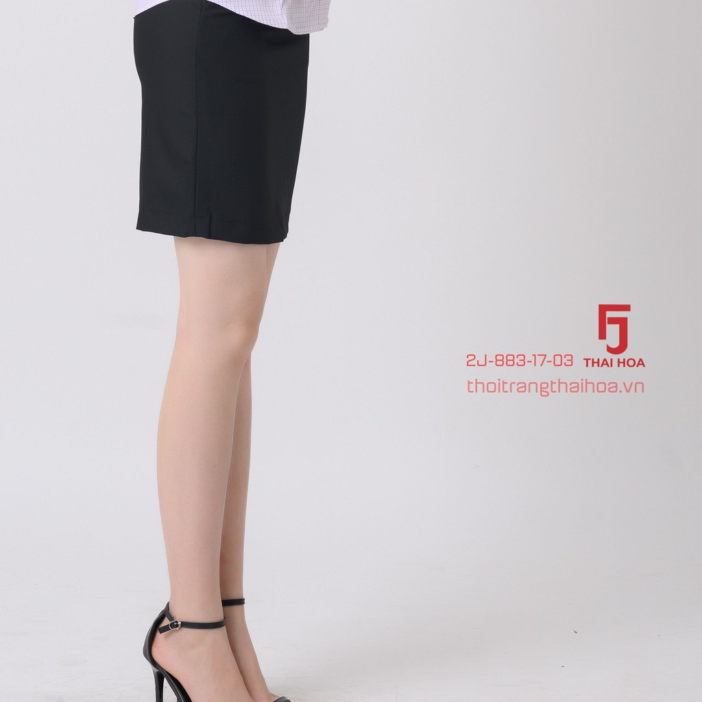 Chân váy dài công sở nữ Thái Hòa, màu Đen, dáng ôm, vải nhẹ, độ bền màu cao 2J883-17-01 | BigBuy360 - bigbuy360.vn