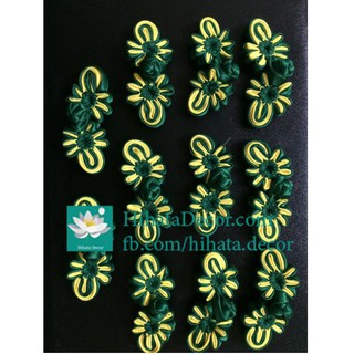 Set 02 khuy tàu - Khuy hoa áo dài 2 màu, sườn xám Hihata Decor