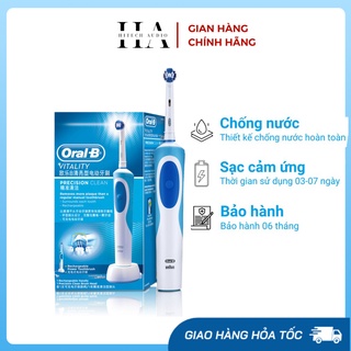 Bàn chải điện đánh răng tự động Oral-B D12 làm sạch răng, chống mảng bám và hạn chế viêm nướu