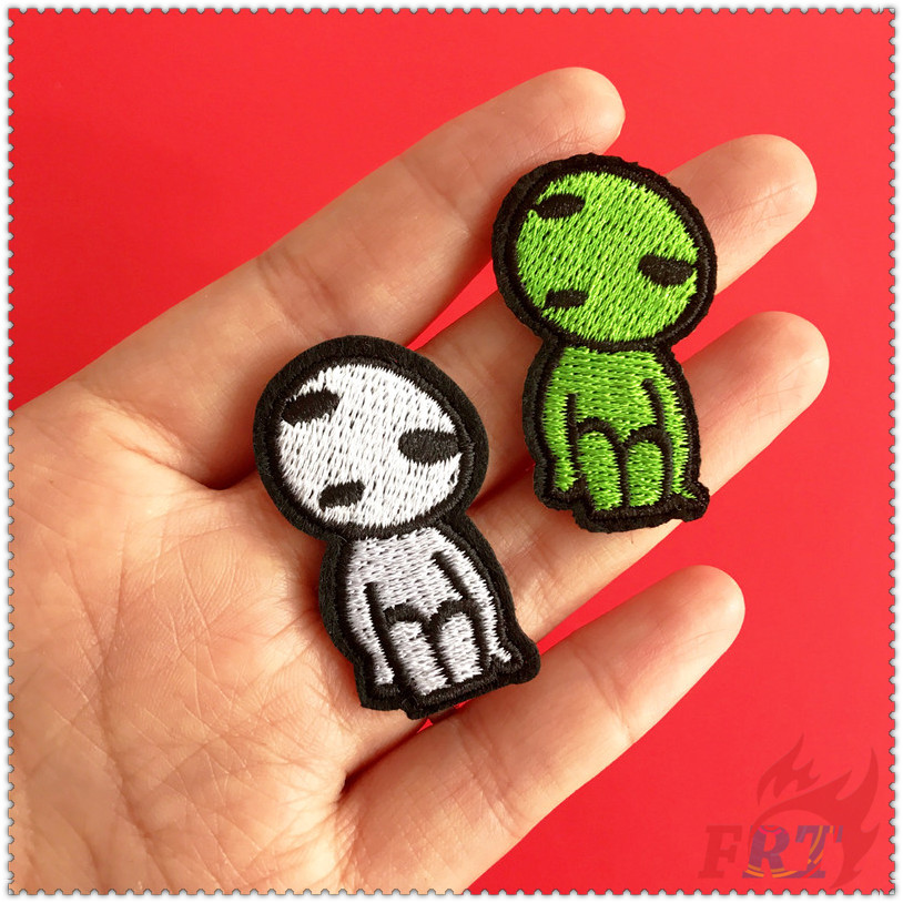 Miếng dán ủi thêu quần áo hình người ngoài hành tinh 01