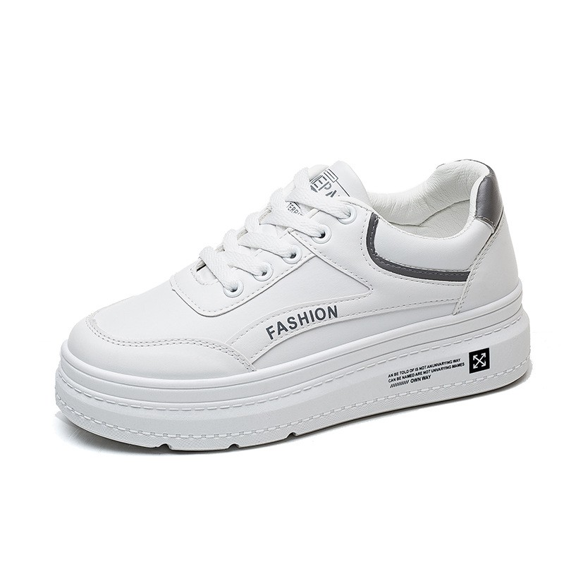 [Full box] Giày sneaker thời trang nam nữ màu trắng size 37 - 40