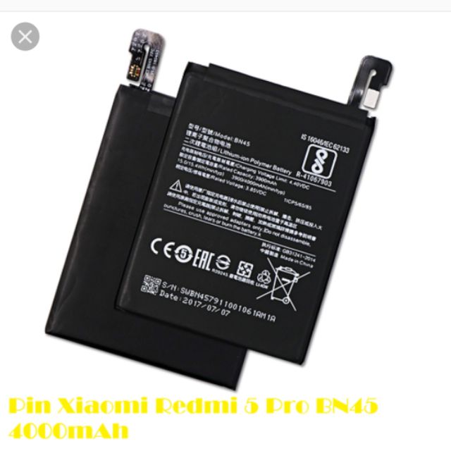 Pin xịn xiaomi redmi note 5 pro BN45