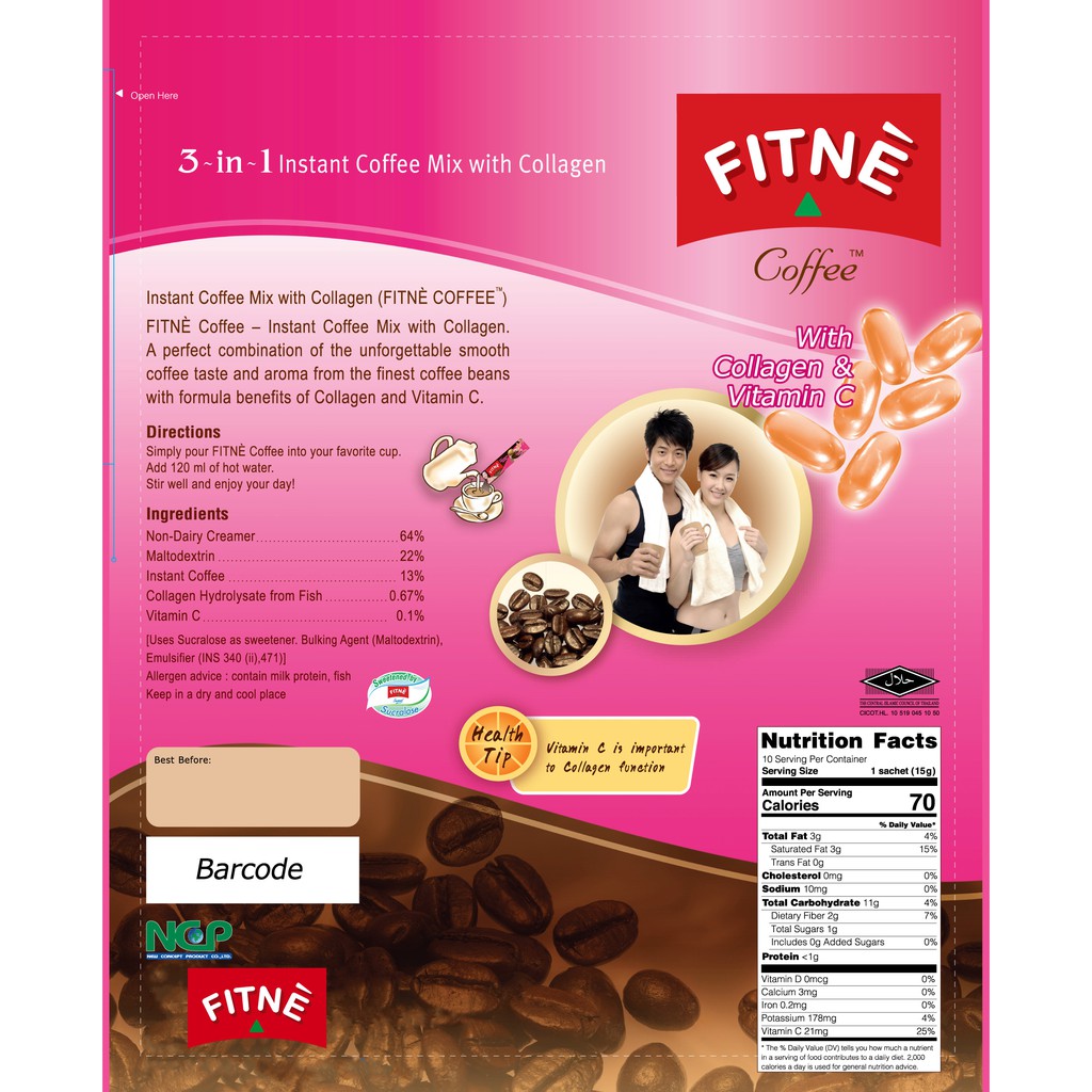 [MUA 1 TẶNG 1] Cà phê FITNE với Collagen 150g | BigBuy360 - bigbuy360.vn