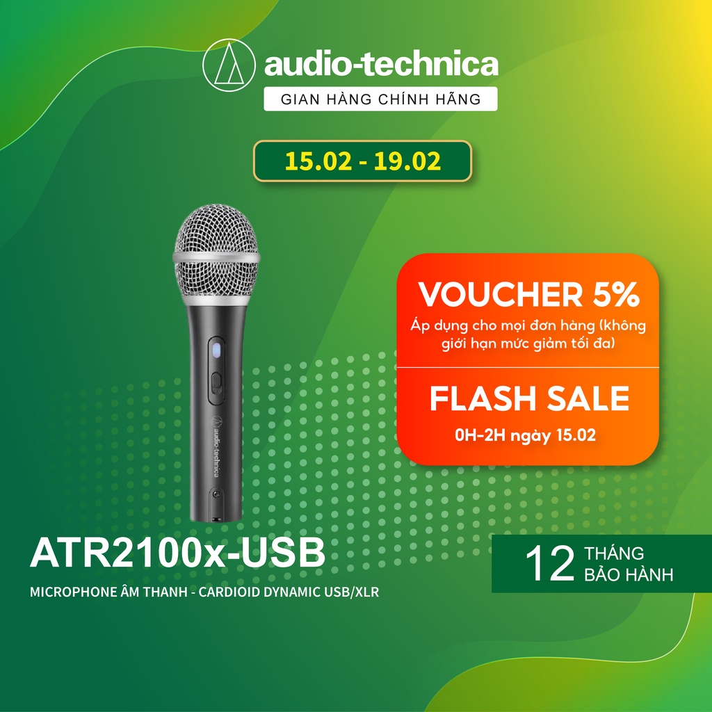 Microphone Audio-technica ATH-ATR2100X USB - Hàng Chính Hãng thumbnail