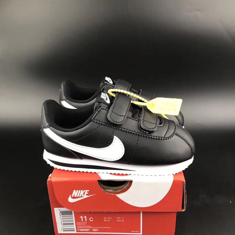 * Cổ phiếu sẵn sàng * Giày thể thao trẻ em da Nike Cortez Giày trẻ em Giày trẻ em Giày thể thao trẻ em lớn hơn